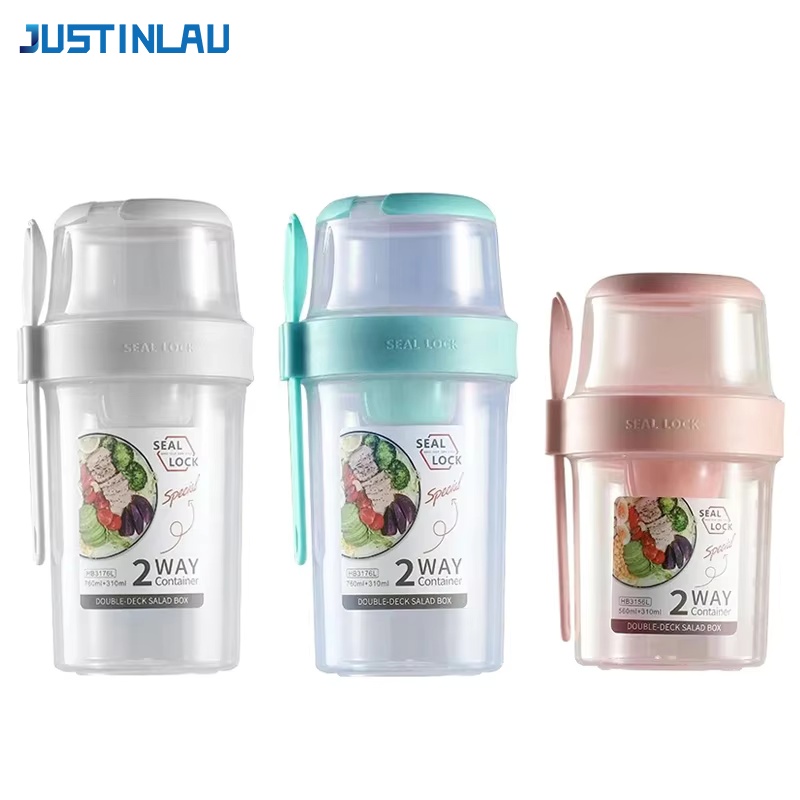 Meal Preparation - JUSTINLAU Portable Fitness Weight Reducing Salad