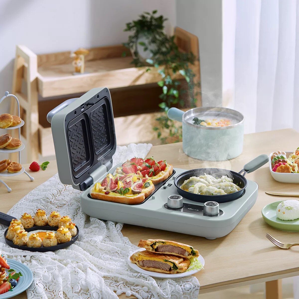 Sandwich Maker Breakfast Machi - Breakfast Sandwich Press review and price