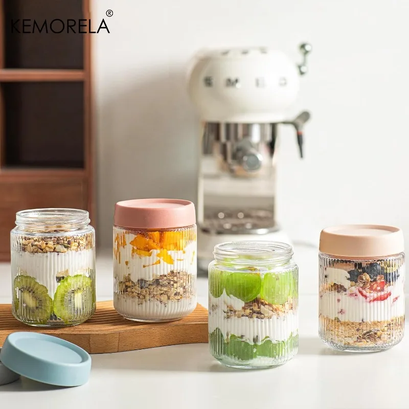 KEMORELA 6PCS Glass Overnight  - Meal Prep Overnight Oats review and price