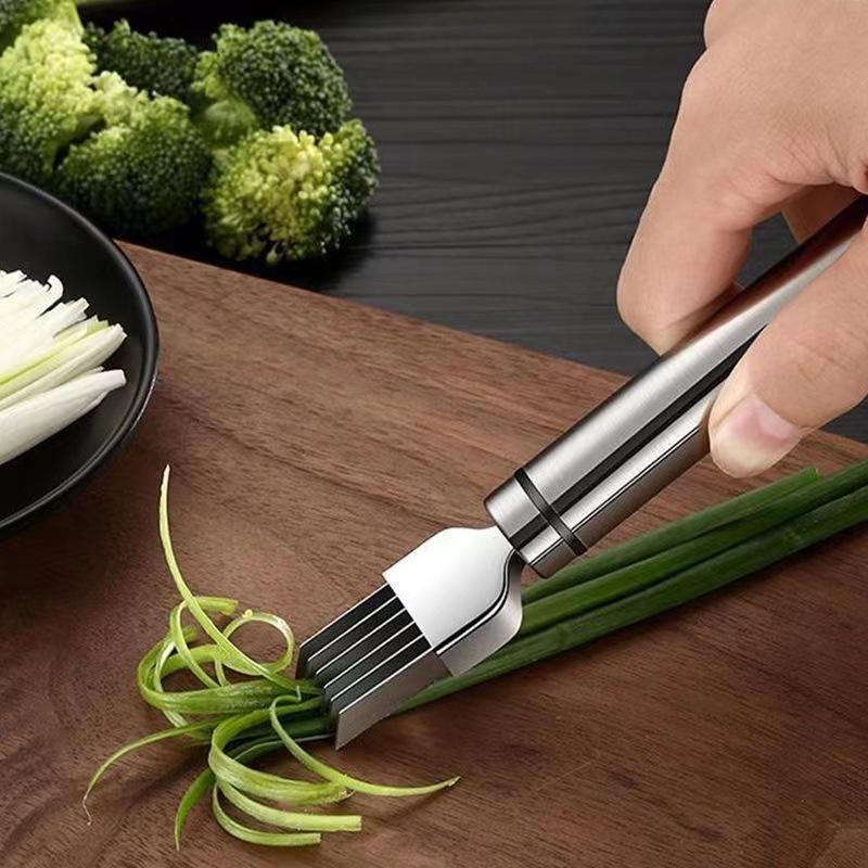 Stainless Steel Shred Silk The - Onion Holder Slicer review and price