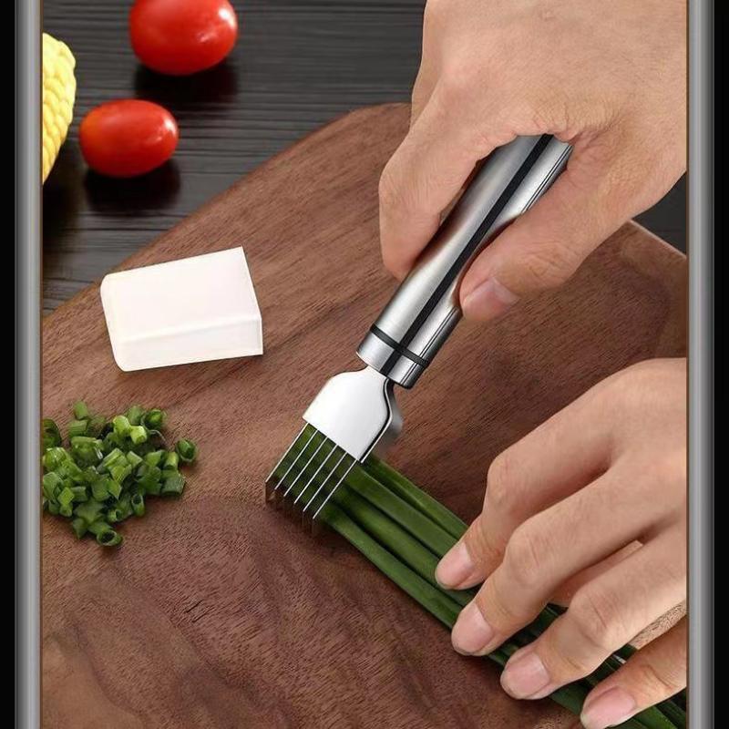 Stainless Steel Shred Silk The - Onion Holder Slicer review and price