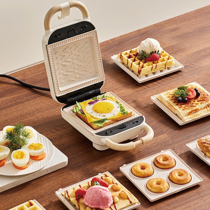220V Multifunction Electric Sa - Breakfast Sandwich Press review and price