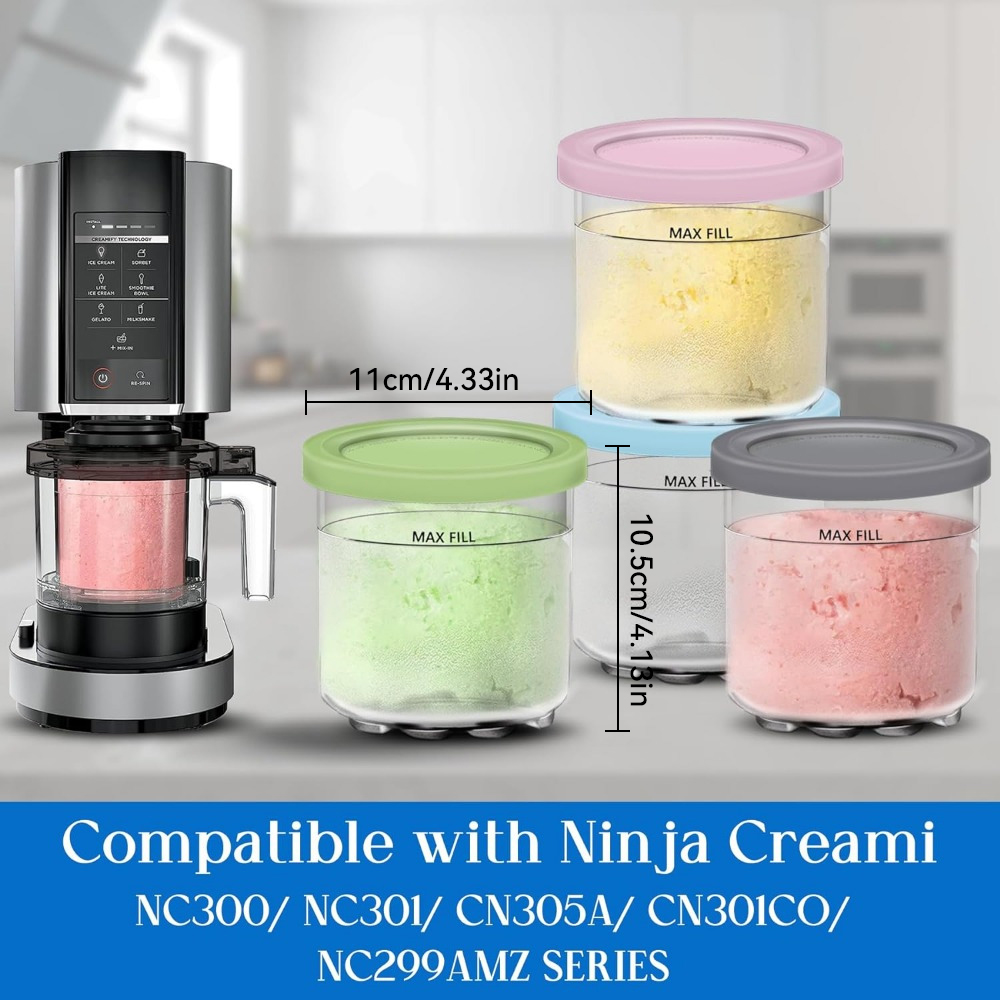 Creami Pints and Lids for Ninj - Meal Prep Overnight Oats review and price
