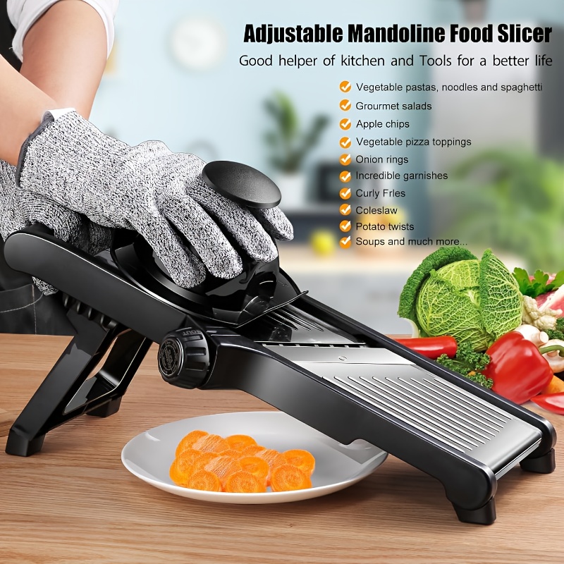 Stainless Steel Mandoline Slic - Mandoline Slicer Guard review and price