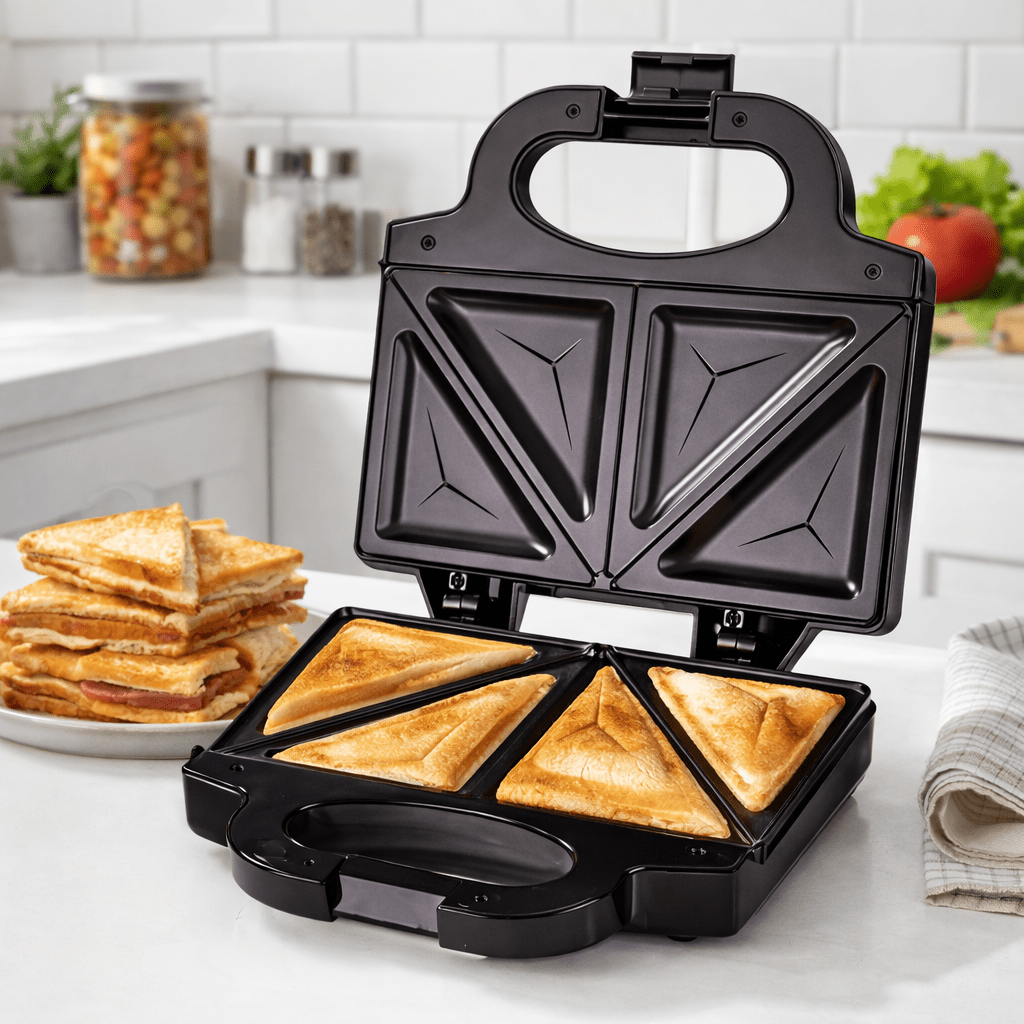 2-in-1 750W Fast Heating Sandw - Breakfast Sandwich Press review and price