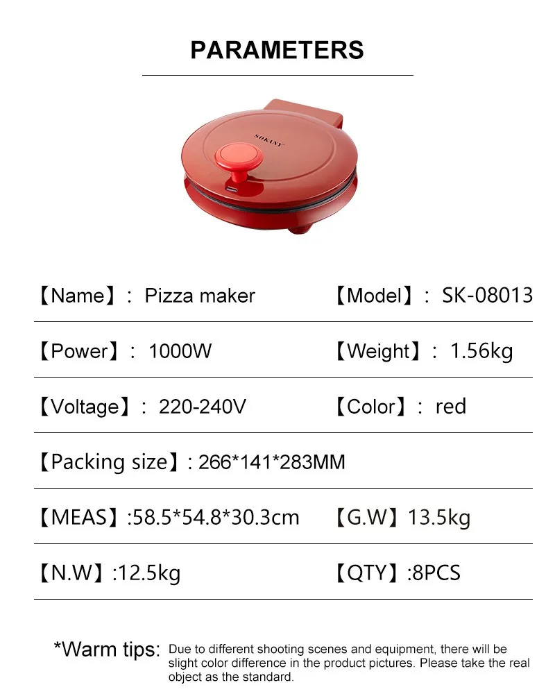110V Electric Pizza Machine, D - Breakfast Sandwich Press review and price