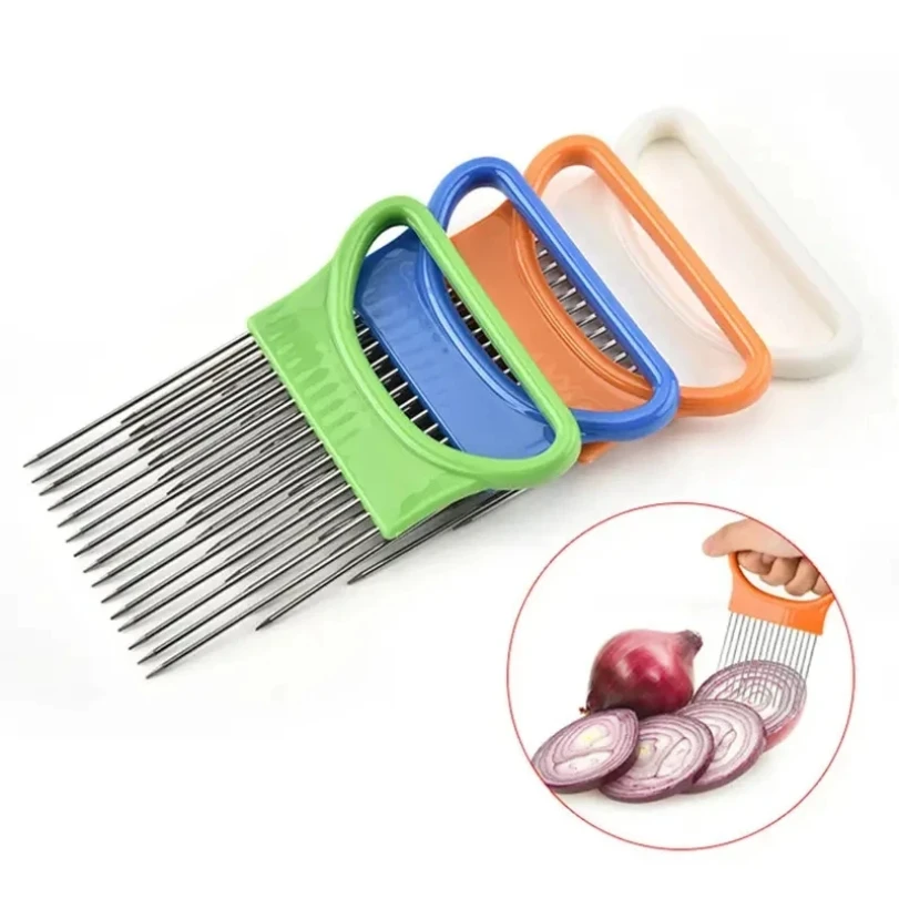 Kitchen Gadgets Stainless Stee - Onion Holder Slicer review and price