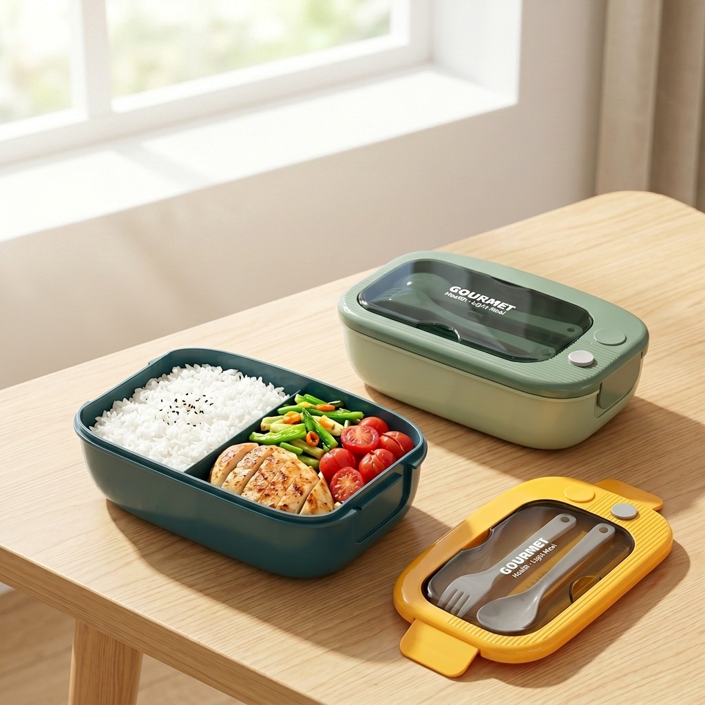 Microwavable Plastic Bento Box - Meal Preparation review and price