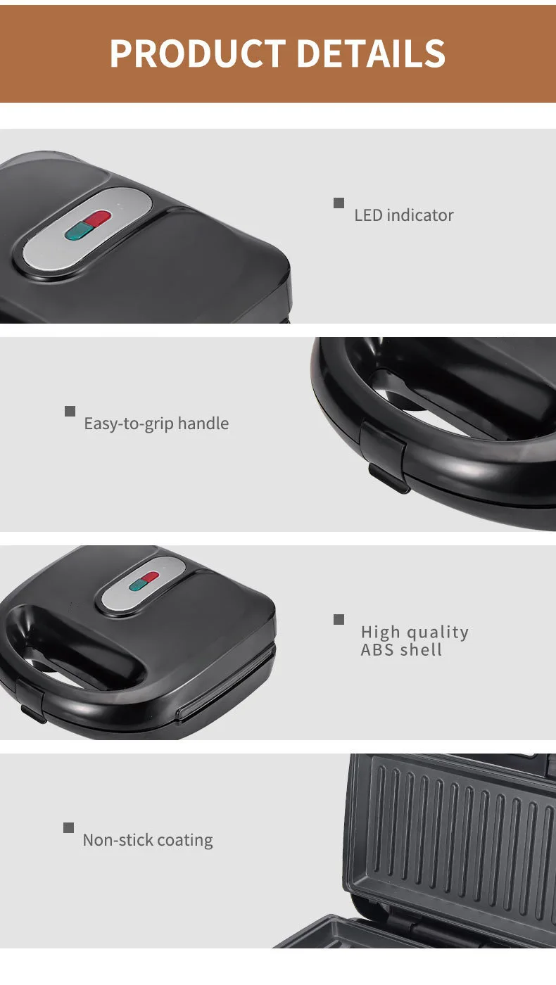 220/110V Household Appliances  - Breakfast Sandwich Press review and price