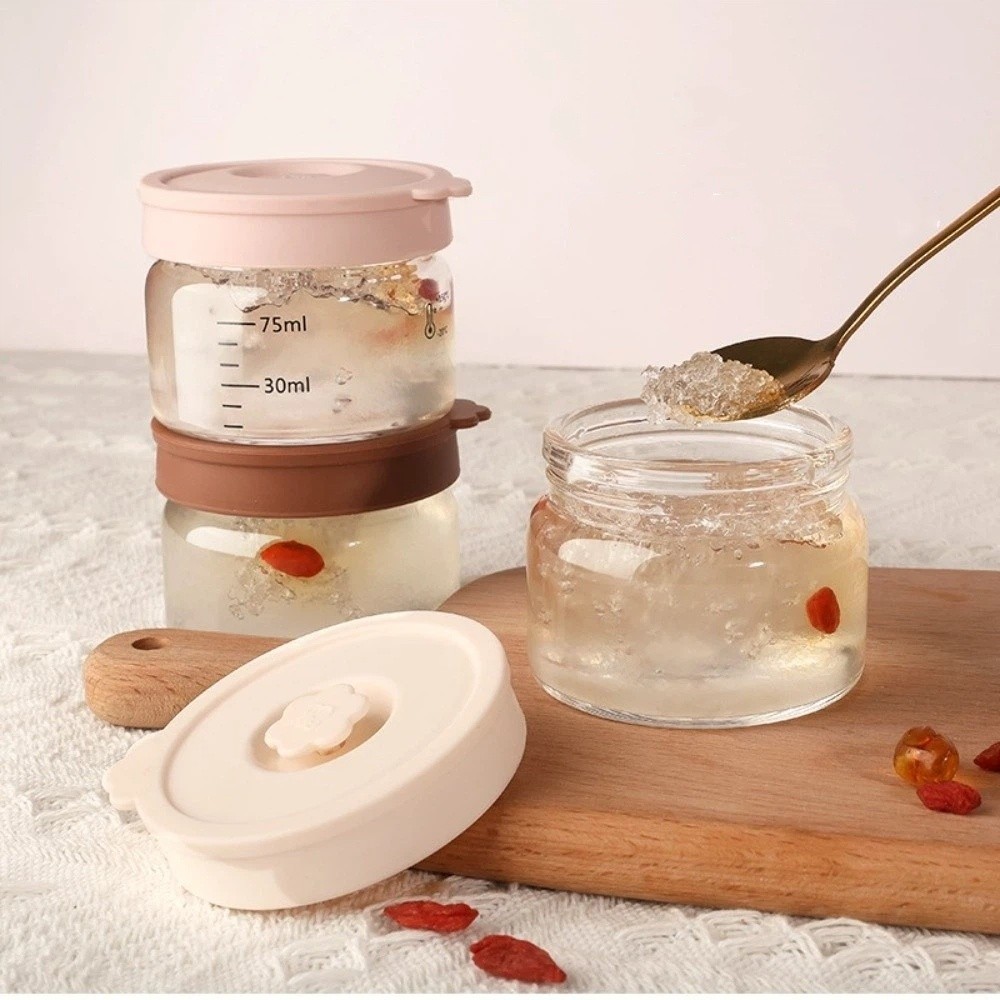 Transparent Glass Storage Jar  - Meal Prep Overnight Oats review and price