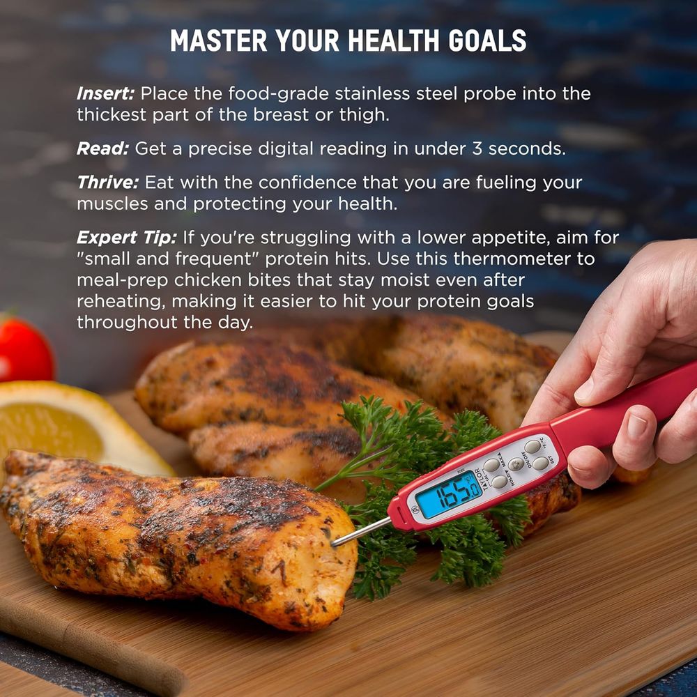 Digital Read Meat Thermometer  - Meal Prep High Protein review and price