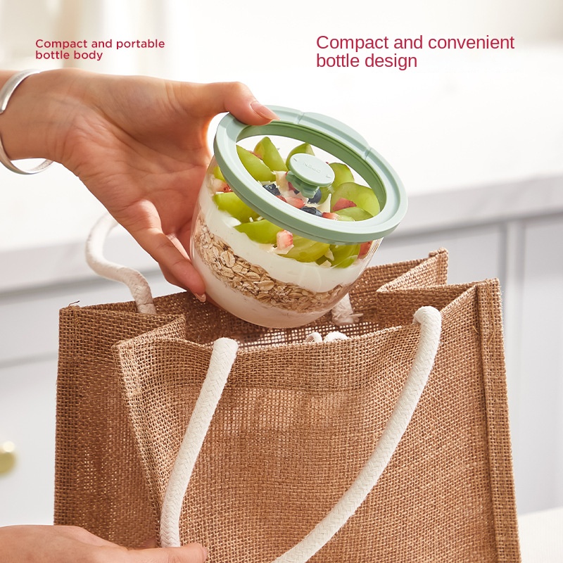 Glass Overnight Oats Container - Meal Prep Overnight Oats review and price
