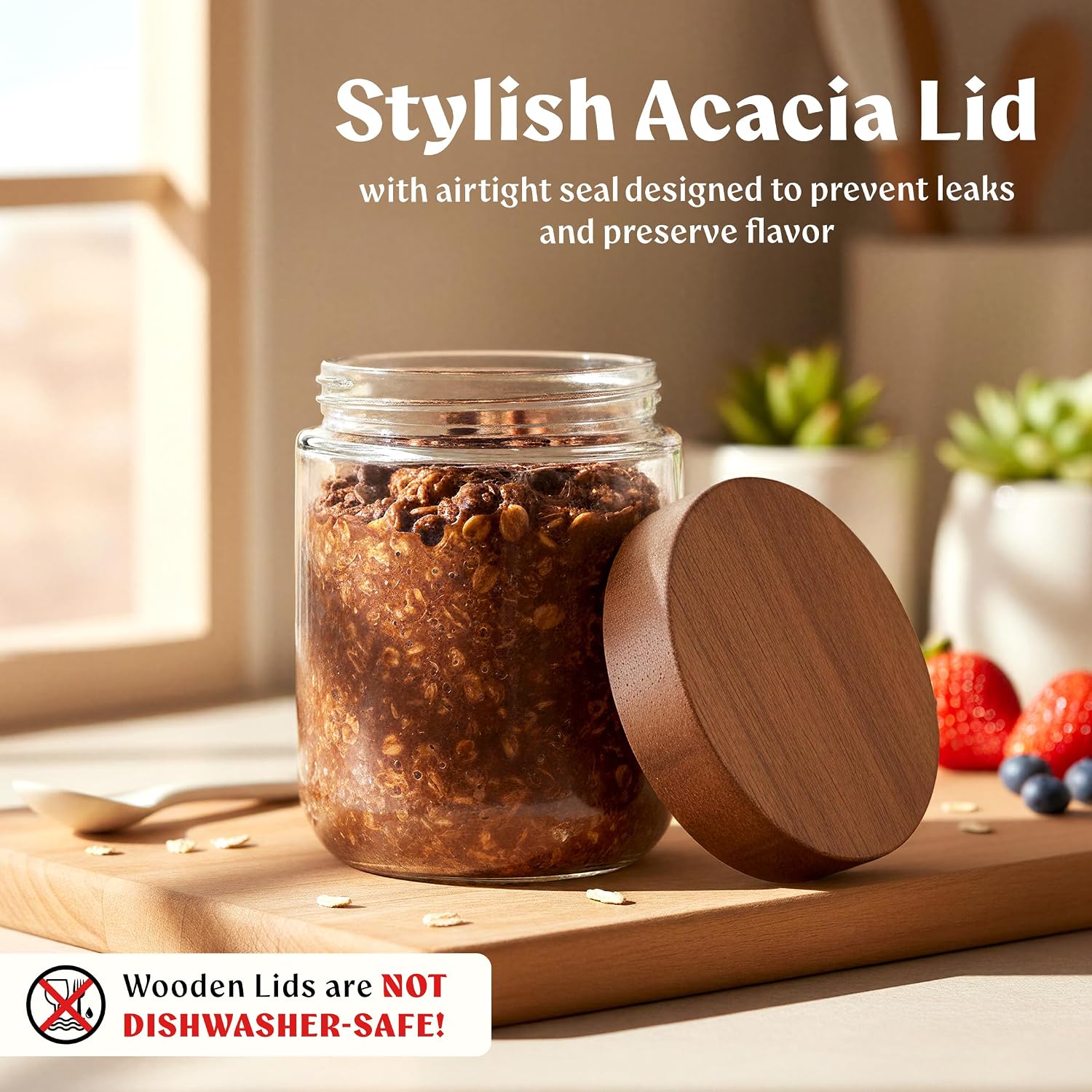 16oz Glass Meal Prep Jars with - Meal Prep Overnight Oats review and price