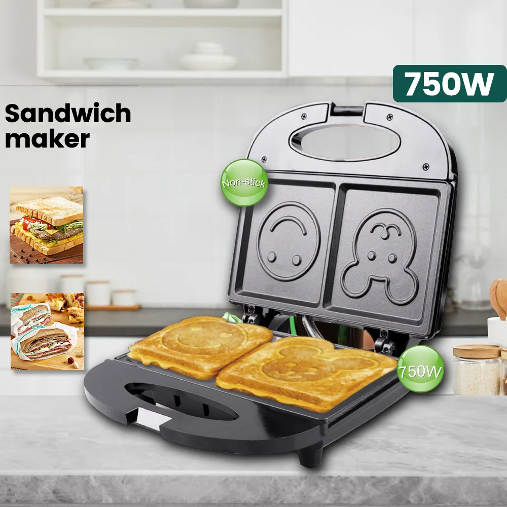 110V-220V Household Appliances - Breakfast Sandwich Press review and price